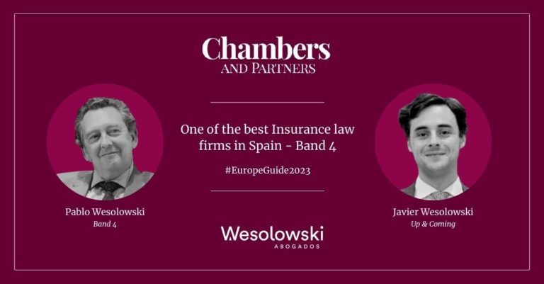 Wesolowski Abogados, reconocido en Chambers & Partners Europe 2023